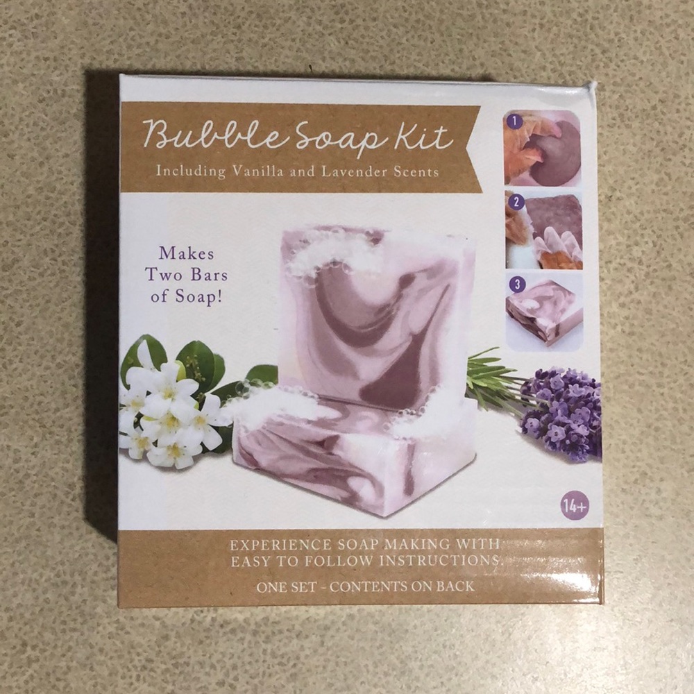 Creative Kids Bubble Soap Kit Vanilla and Lavender Soap Making Kit